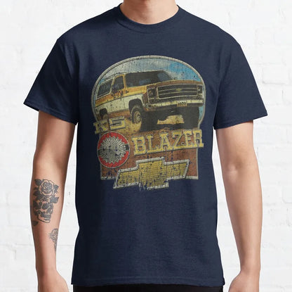 K5 Blazer 1979 Vintage 70s tv The Dukes Of Hazzard Camisetas gráficas masculinas tamanho grande tops adultos S-6XL