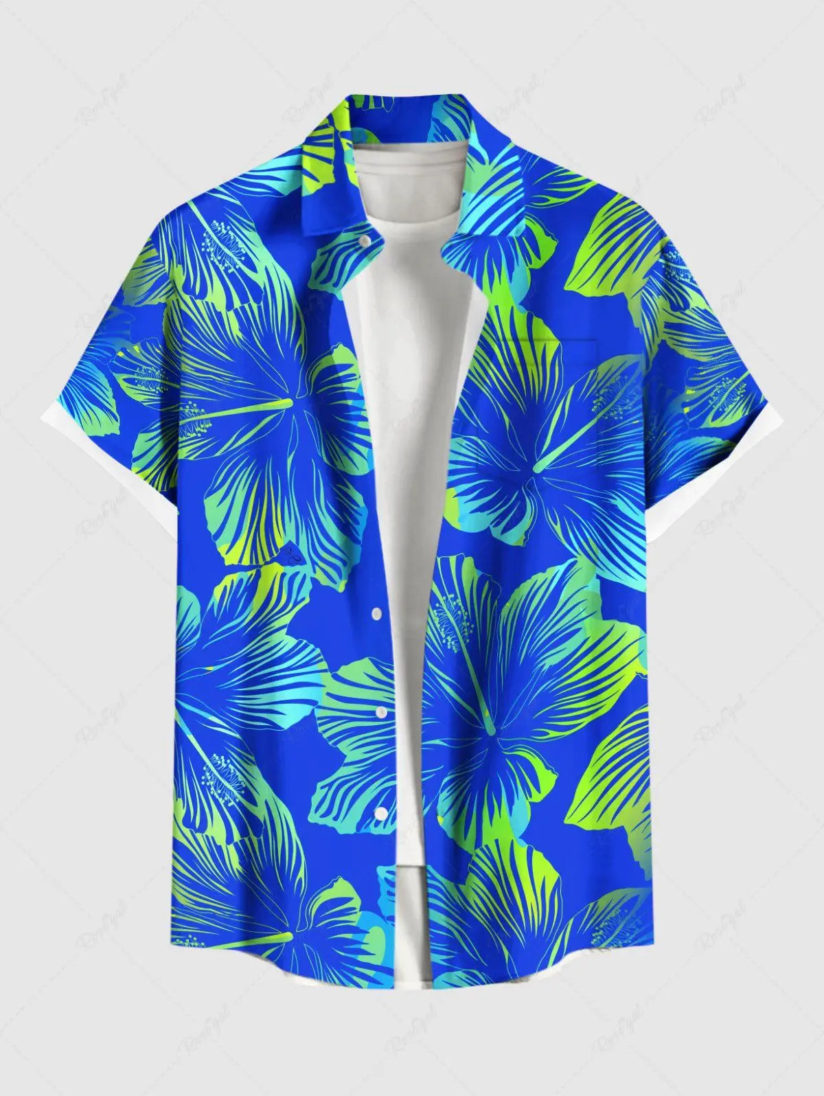 Verão plus size camisa masculina impressão 3d havaí camisas botão acima praia férias camisas de manga curta camisas casuais para homem