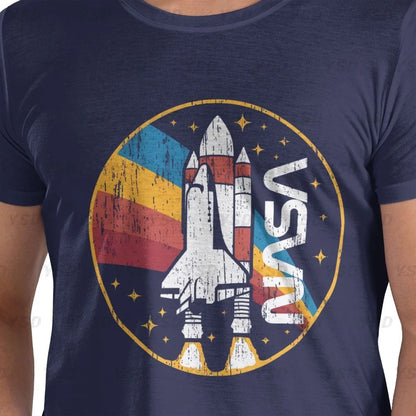Camiseta esportiva masculina Nasa Space, aconchegante, camiseta grande