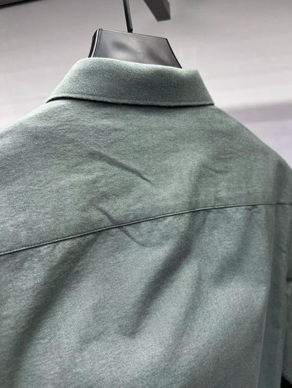 Novo 100% algodão camisa de manga comprida masculina designer marca primavera outono moda negócios confortável respirável topo roupas masculinas