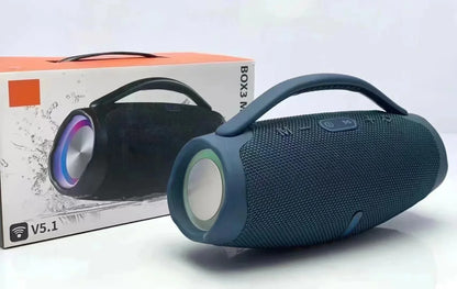 BOOMBOX 3 Alto-falante Bluetooth Sem Fio de Alta Potência, 100W, Luz RGB, Festa Music Center, Home Theater Portátil, Baixo Pesado, TWS