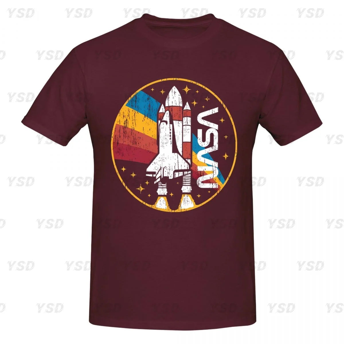 Camiseta esportiva masculina Nasa Space, aconchegante, camiseta grande