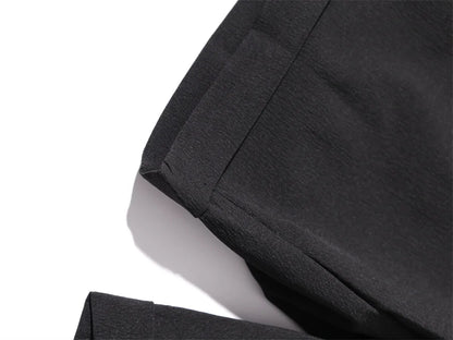 Novo verão 2 peças casual todos os dias lapela shorts conjunto havaiano cor sólida sem mangas camisa masculina praia shorts