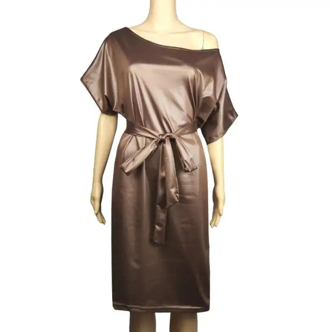 Vestidos casuais preto assimétrico sexy falso couro bodycon vestido feminino verão manga longa na altura do joelho lápis