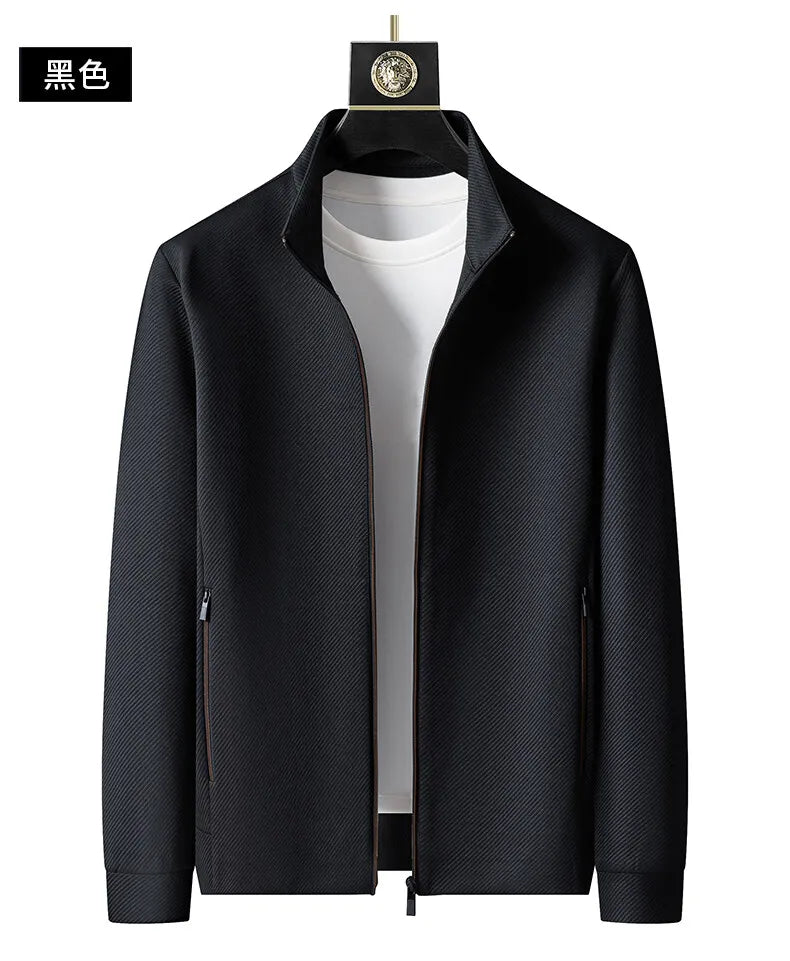 (Jaquetas + calças) 2025 primavera moda masculina jaquetas homem casacos de manga longa jaquetas casuais masculinas um conjunto de roupas tamanho M-5XL