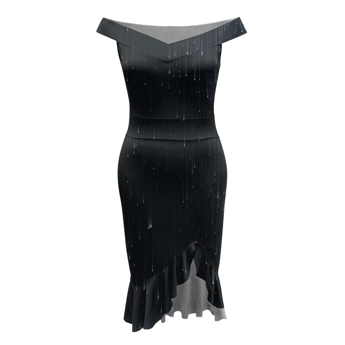 Vestido de festa feminino na altura do joelho, sexy fora do ombro, plissado dividido, bodycon monocromático, glitter, vestidos elegantes, moda feminina