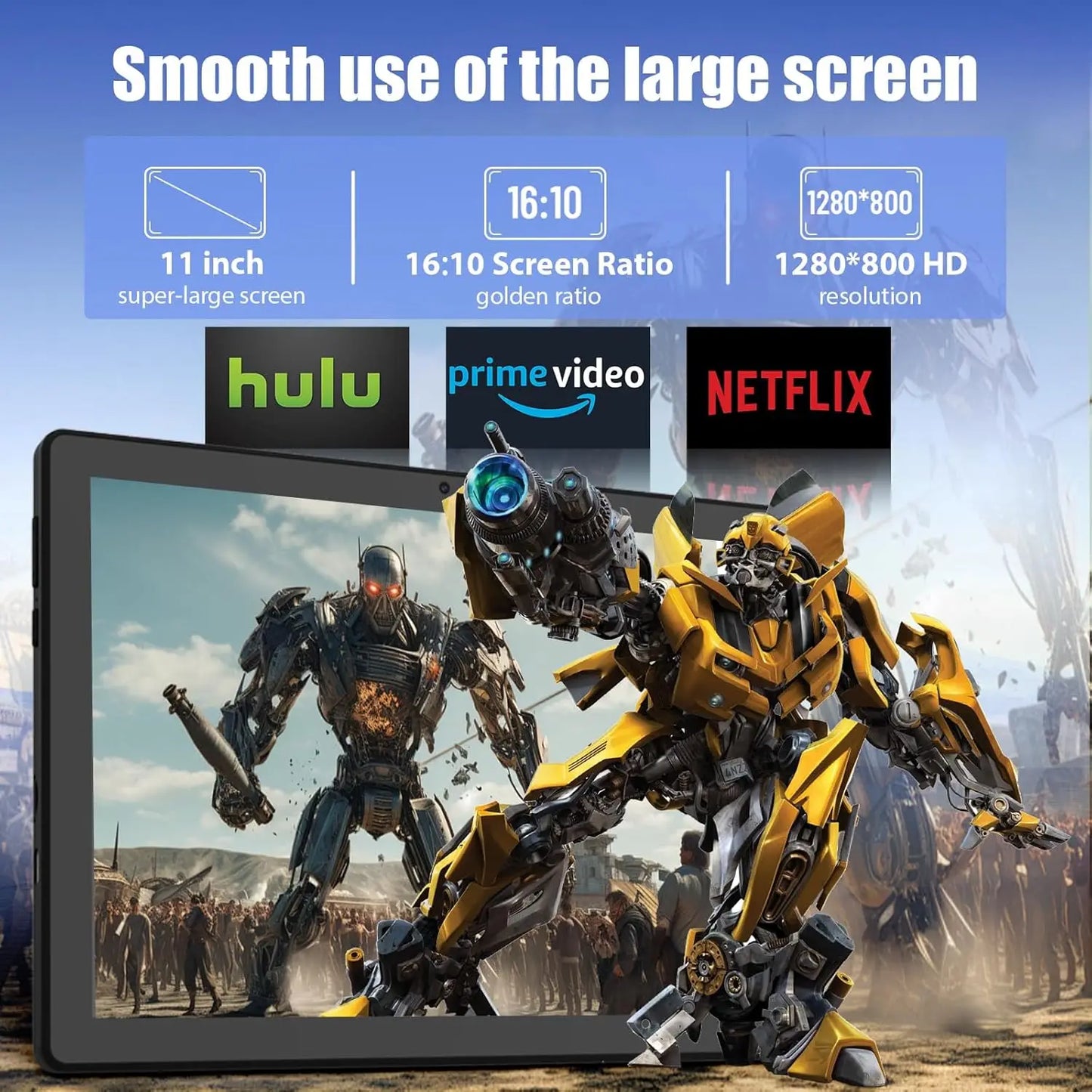 Urao 11 Polegada tablet android 14gb ram 64gb rom 6800mah ips hd tela de toque com teclado capa protetora mouse stylus 8 em 1 kit