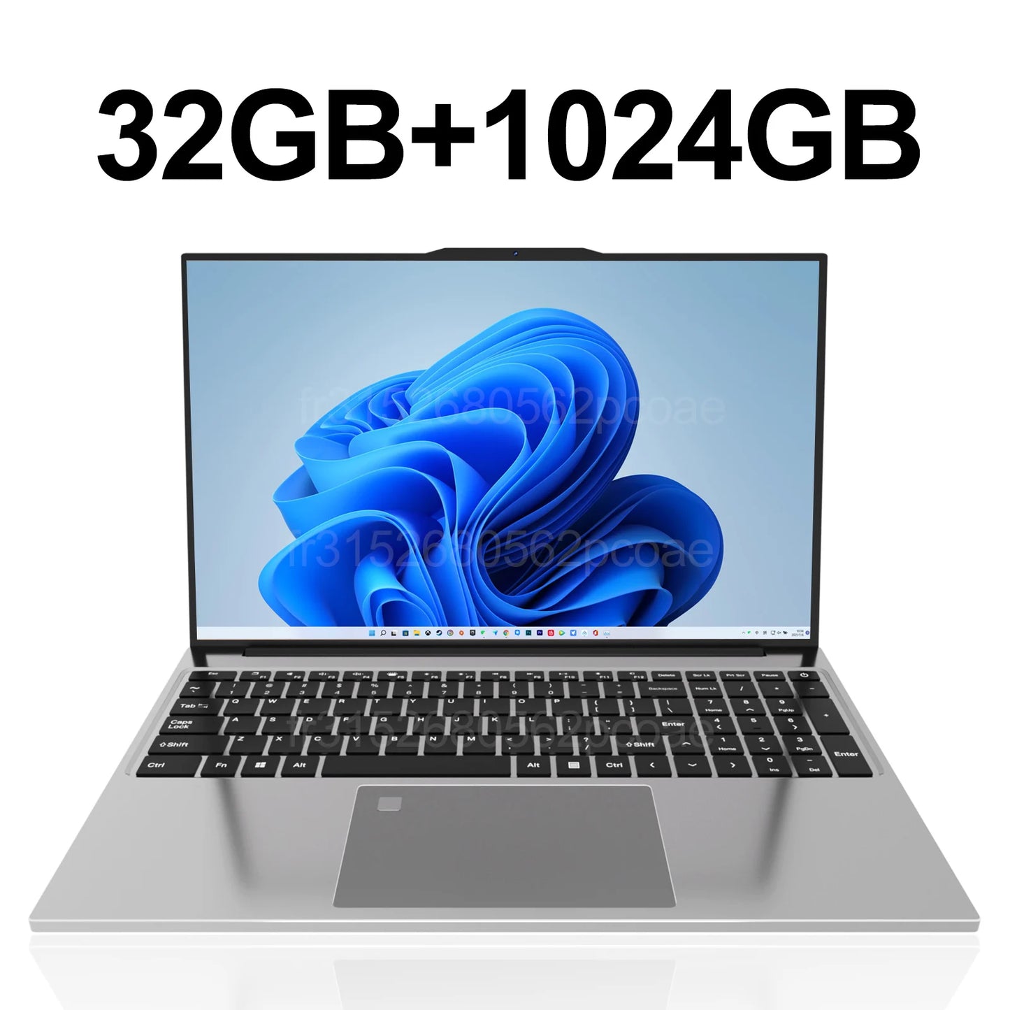 15.6 "portátil ultra fino intel core i7-6500U notebook 32gb ram 2048gb ssd gamer windows 11 1920*1080 display escritório estudo computador