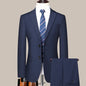 Terno (blazer + calças) masculino casual formal negócios cavalheiro cor sólida hospedagem quatro estações emagrecimento casamento moda terno