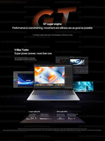 2025 Lenovo Xiaoxin Pro 16 GT Ai 7 H 350/Radeon 860M Ai9 H 365/Radeon 880M 32GB + 1TB 16 polegadas 2.8K OLED 120Hz