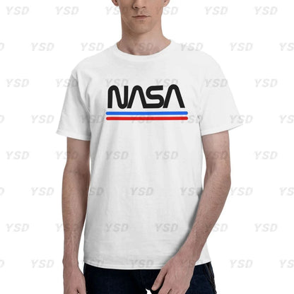 Camiseta esportiva masculina Nasa Space, aconchegante, camiseta grande