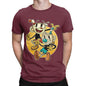 Cuphead & mugman retro jogos camisetas masculinas engraçado camiseta de manga curta o pescoço t-shirts algodão roupas tamanhos grandes