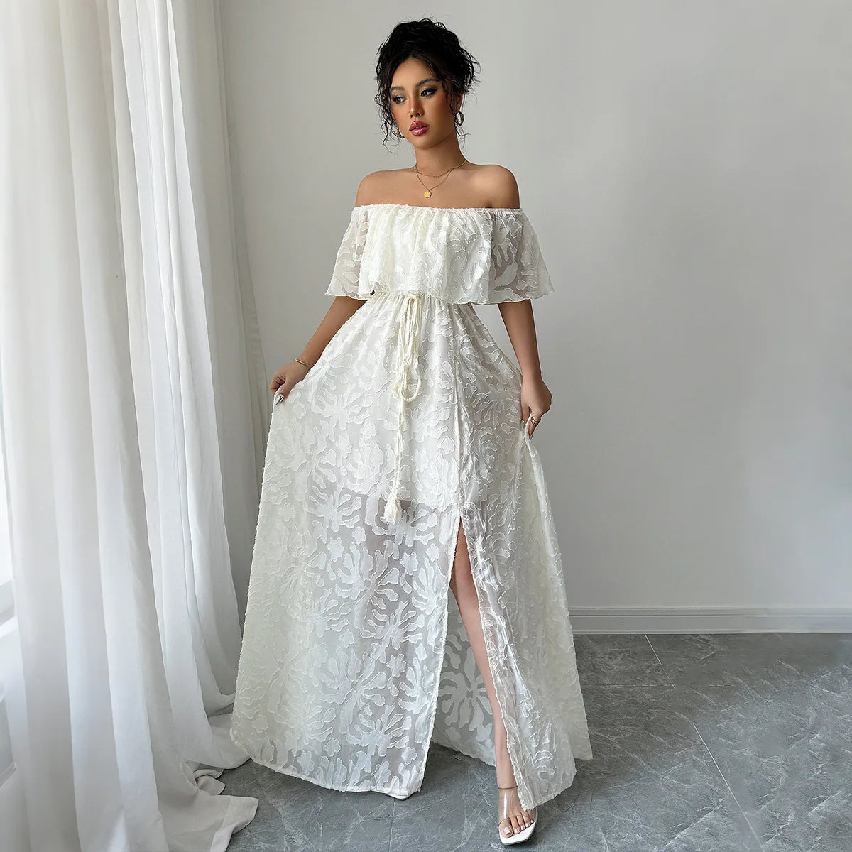 Vestidos femininos 2025 verão vestido branco feminino cover-ups outfits boho hippie chique longo maxi vestidos roupas femininas robe vestidos