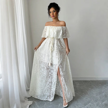 Vestidos femininos 2025 verão vestido branco feminino cover-ups outfits boho hippie chique longo maxi vestidos roupas femininas robe vestidos