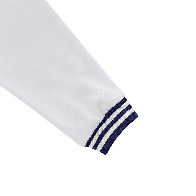 Cross-border men's autumn and winter flight jacket baseball jersey velvet loose casual stand-up jacket men