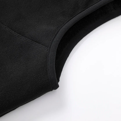 Colete de lã de tamanho grande para homens no outono e inverno engrossado com colete de lã com gola alta e pele de carneiro para aquecer