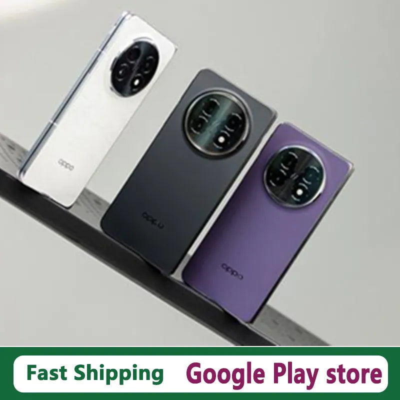 Em estoque oppo encontrar n5 telefone inteligente 80w super carga 8.12 "amoled tela dobrada snapdragon 8 elite ota 5600mah 50.0mp câmera