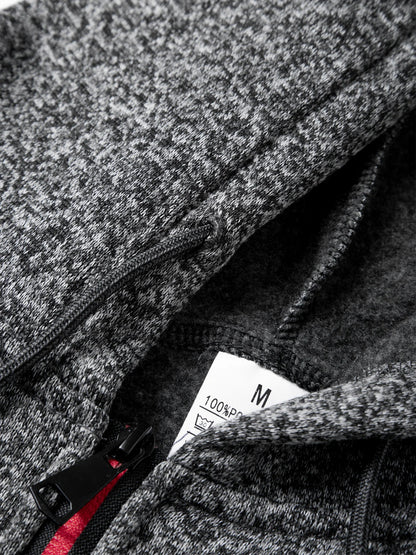 Outono casacos com capuz jaqueta para homens casual fecho de zíper moletom com capuz fino ajuste streetwear roupas esportivas masculinas