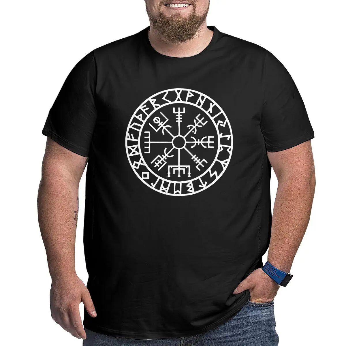 Odin Warrior Legend Gods T Shirt para homens Algodão Puro Tops Novidade Manga Curta Valhalla Mitologia Nórdica Tees Presente de Aniversário