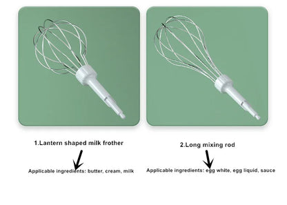 Batedor de ovos elétrico sem fio portátil mini multifuncional batedor de leite creme café misturador automático com base