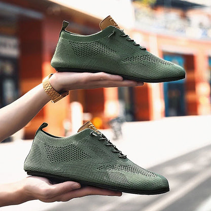 Yrzl homens mocassins de malha condução mocassins de alta qualidade apartamentos sapatos caminhada respirável não deslizamento casual mocassins verão sapatos masculinos