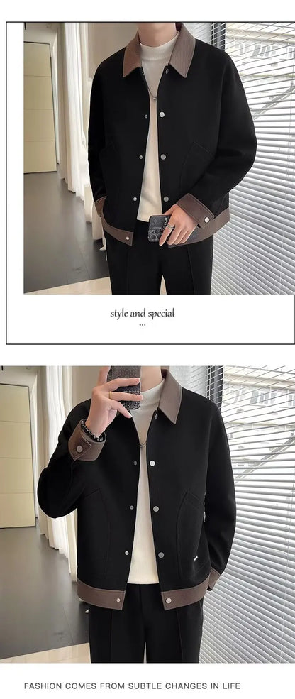 Outono roupas masculinas uniformes de beisebol casaco casual masculino roupas novas em jaquetas homem anorak casacos blusão inverno masculino