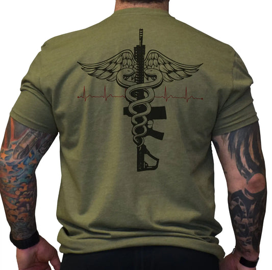 EUA combate médico tático caduceus camiseta novo 100% algodão o-pescoço verão manga curta casual masculino camiseta tamanho S-3XL
