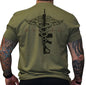 EUA combate médico tático caduceus camiseta novo 100% algodão o-pescoço verão manga curta casual masculino camiseta tamanho S-3XL