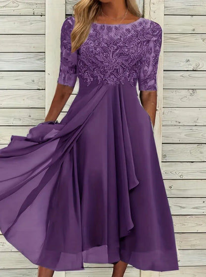 Vestido de noite vestidos 2025 mulher elegante temperamento suave slimi irregular cor sólida moda banquete chiffon francês