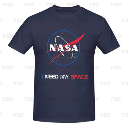 Camiseta esportiva masculina Nasa Space, aconchegante, camiseta grande