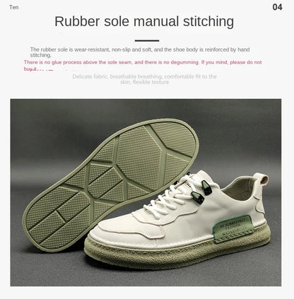 2025 novos tênis masculinos marca de couro sapatos casuais tendência sapatos para homens conforto apartamentos designer sapatos masculinos zapatillas hombre