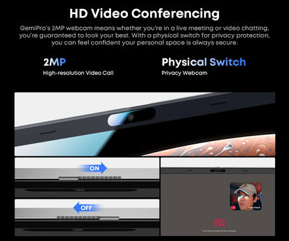 Chuwi gemibook plus laptop intel n100/n150 gráficos para 12a geração 15.6 "1920*1080p 16gb ram 512gb ssd com ventilador de refrigeração windows 11