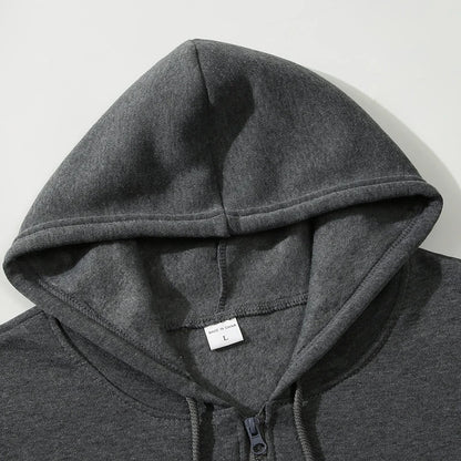 Goofy masculino impressão dos desenhos animados hoodie primavera outono feminino moletom de grandes dimensões com zíper novo casal rua moda casaco