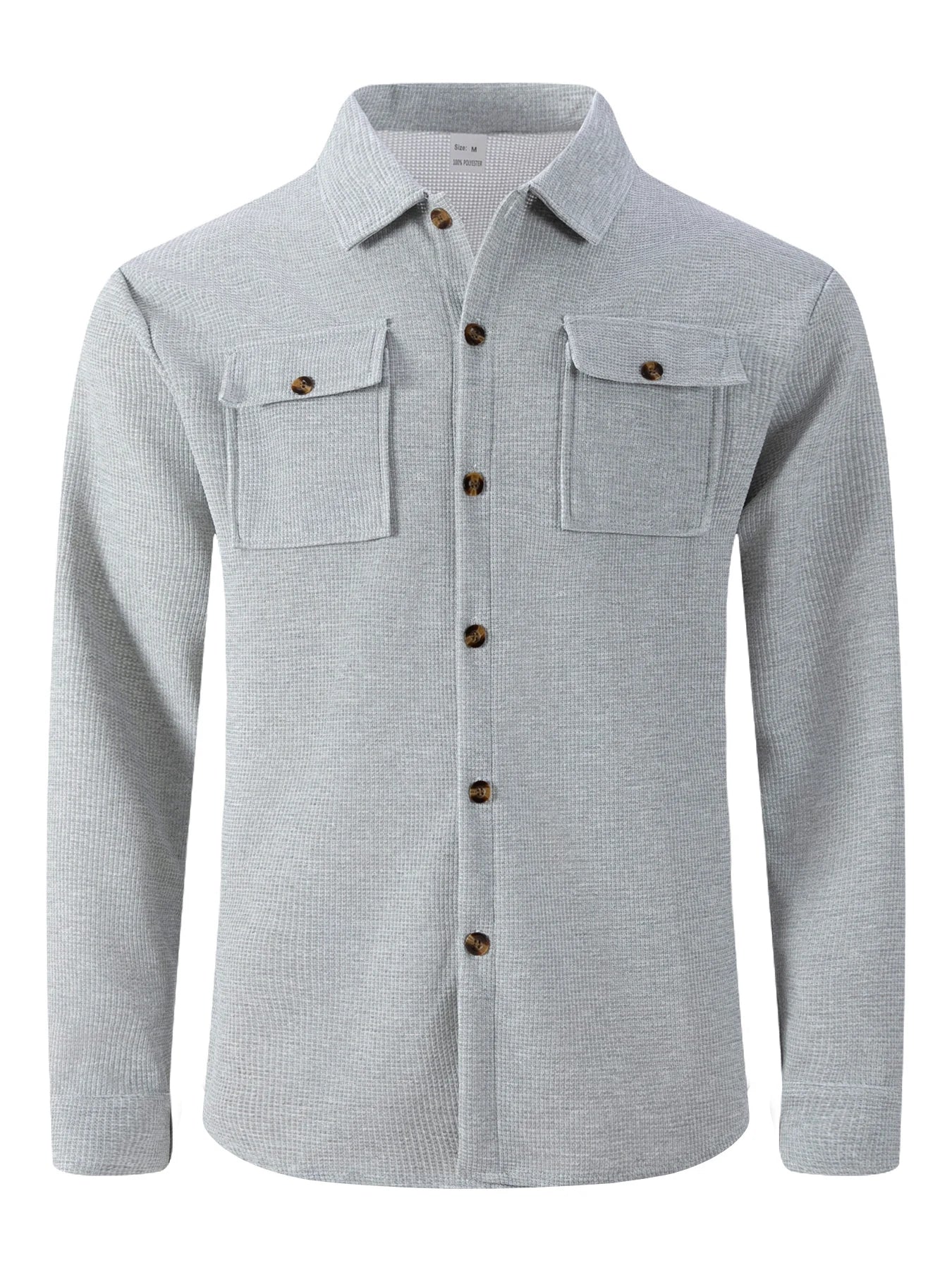 Jaqueta masculina de trabalho com verificação de waffle, jaqueta elegante com botão de lapela e calças compridas, confortável, respirável, casual, roupa de negócios, 1/2 peças