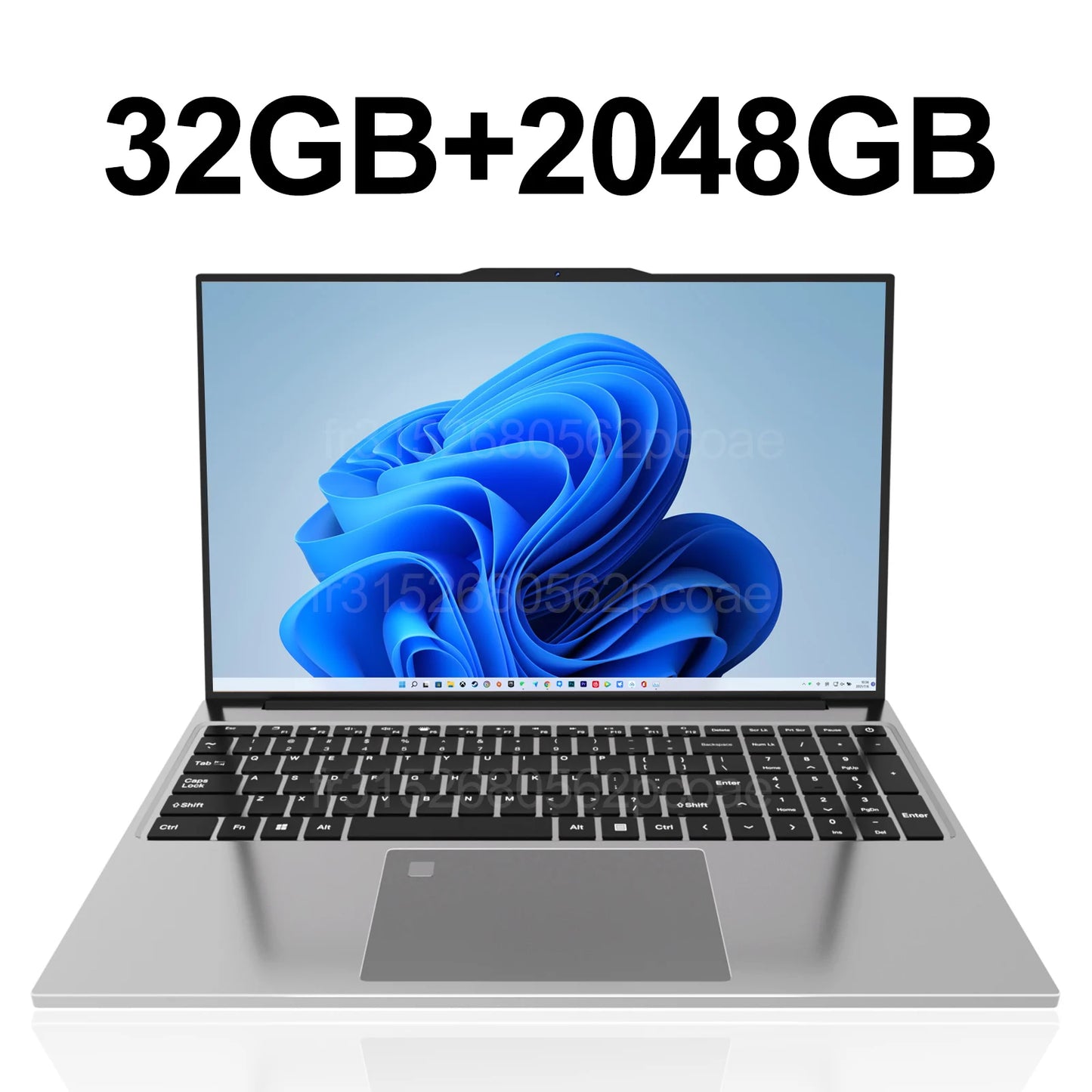 15.6 "portátil ultra fino intel core i7-6500U notebook 32gb ram 2048gb ssd gamer windows 11 1920*1080 display escritório estudo computador