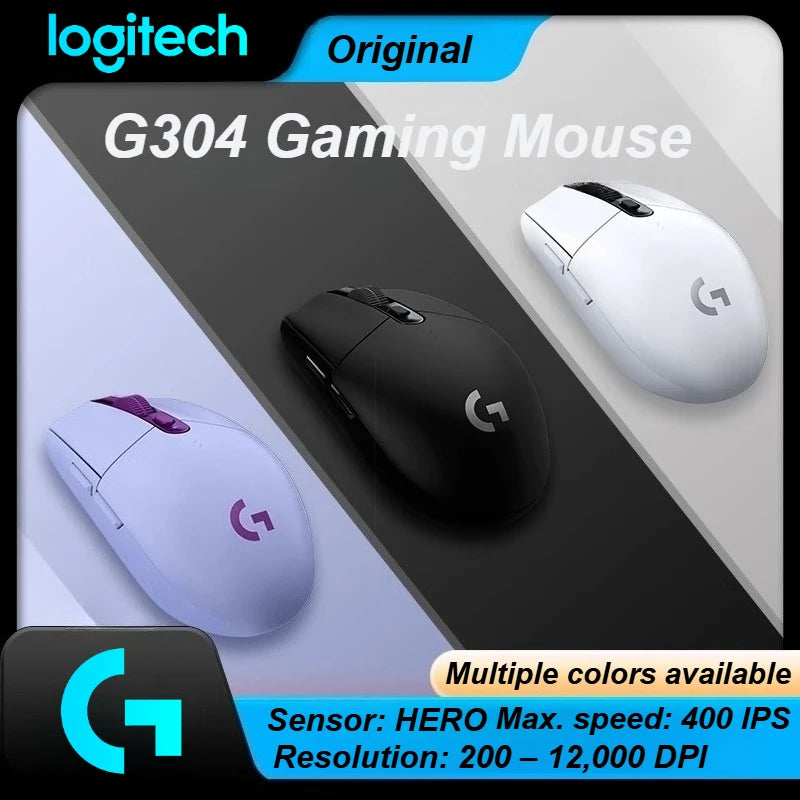 Logitech G304 Mouse sem fio para jogos e notebook de mesa para escritório