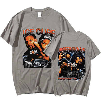 90s rapper cubo de gelo amerikkka mais queria camiseta masculina moda vintage harajuku t camisa 100% algodão casual camiseta oversized