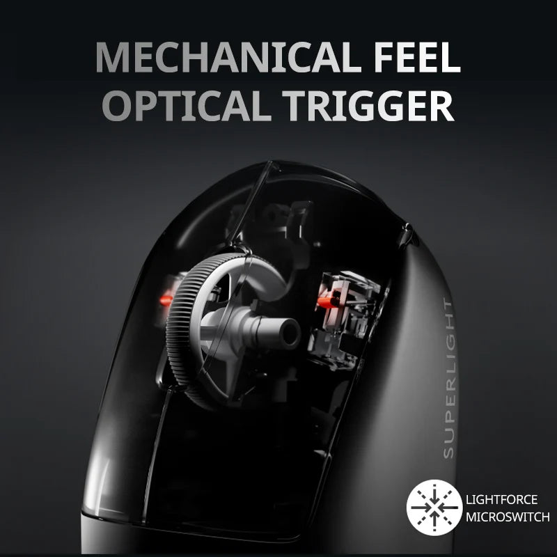 Mouse para jogos sem fio Logitech G PRO X SUPERLIGHT 2, mouse de nível profissional de 60 g com 5 botões programáveis, sensor DPI de 44k, rep de 8 kHz