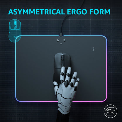 Rapoo vt3pro mouse para jogos sem fio 59g superleve 8khz taxa de pesquisa 26000 dpi paw3398 sensor óptico final longa vida útil da bateria