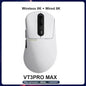 Rapoo vt3pro mouse para jogos sem fio 59g superleve 8khz taxa de pesquisa 26000 dpi paw3398 sensor óptico final longa vida útil da bateria