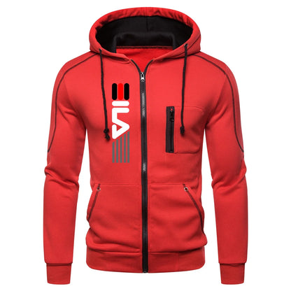 Venda quente agasalho masculino com capuz zíper moda casual esportes moletom de peça única e moletom diário conforto ao ar livre jogger