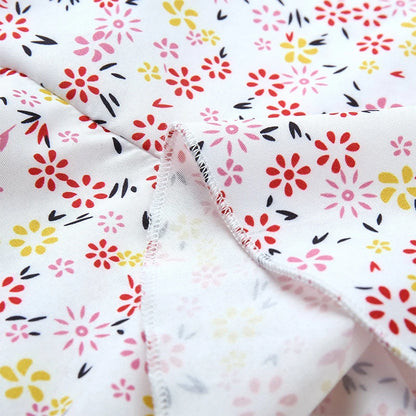 Feminino sexy casual casa pequeno floral camisola vestido verão saia confortável