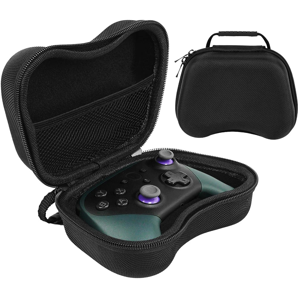 Estojo de viagem rígido para controladores PS5/Xbox Series X/S/Switch - Protetor de transporte de casca dura EVA à prova de choque com bolso para acessórios