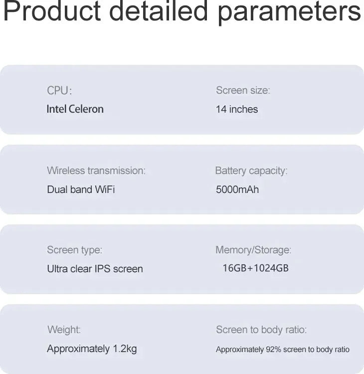 Ultra fino portátil 14.1 "16gb ram 2tb ssd intel n3700 notebook windows 11 pro 1920*1080 display escritório estudo computador pc