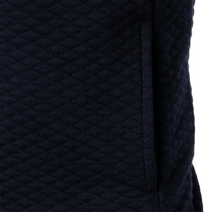 Top masculino com zíper waffle, gola stand, capuz casual, outono e inverno