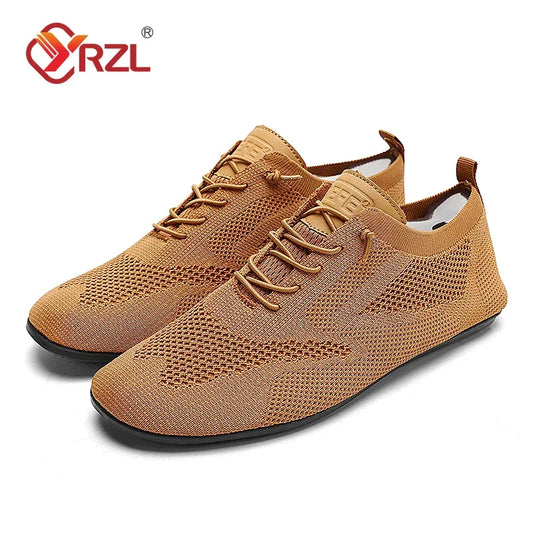 Yrzl homens mocassins de malha condução mocassins de alta qualidade apartamentos sapatos caminhada respirável não deslizamento casual mocassins verão sapatos masculinos