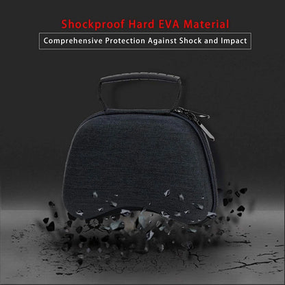 Estojo de viagem rígido para controladores PS5/Xbox Series X/S/Switch - Protetor de transporte de casca dura EVA à prova de choque com bolso para acessórios