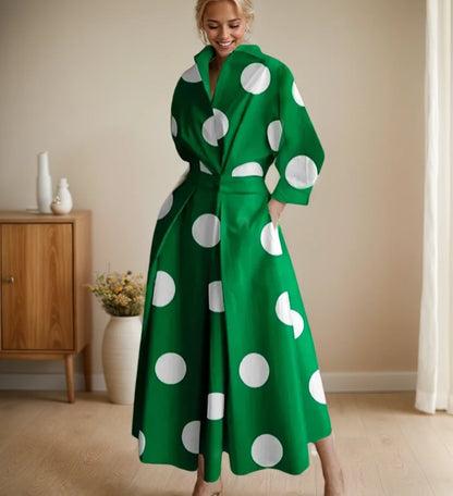 Vestido de manga comprida monocromática feminino, vestido de escritório, vestidos longos femininos, cintura alta, elegante, feriado, festa, moda