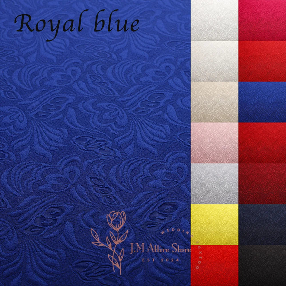 Ternos formais masculinos 2 peças blazer calças preto jacquard conjunto para jantar de casamento namoro cerimônia banquete luxo personalizado smoking ﻿