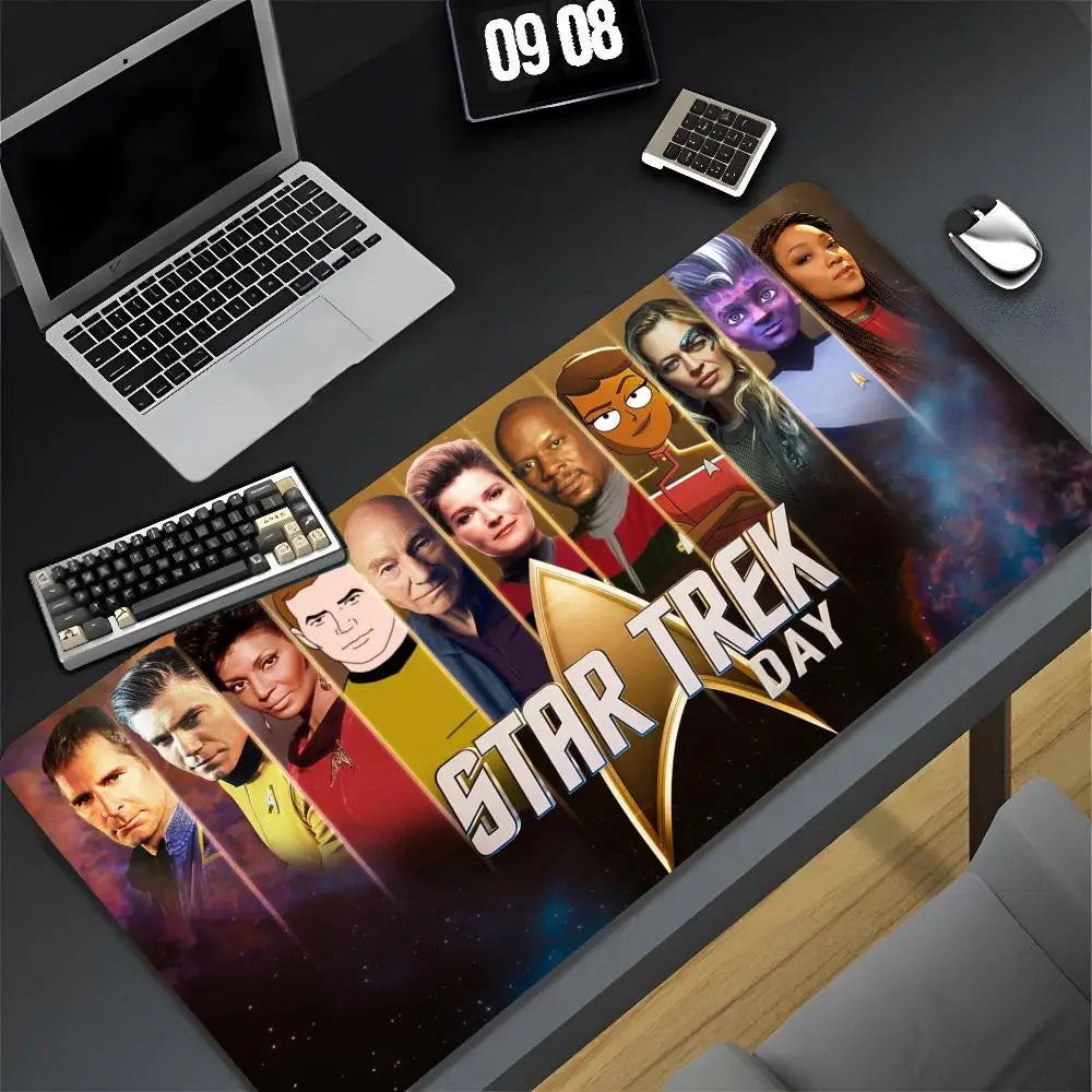 Estrela filmt-rek claro mouse pad xxl gamer gaming computador otaku borda de travamento diy personalizado foto portátil notebook tapete de mesa